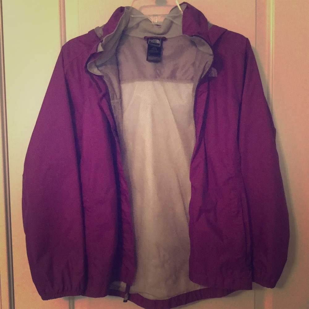 Children’s Purple NorthFace Rain Jacket
